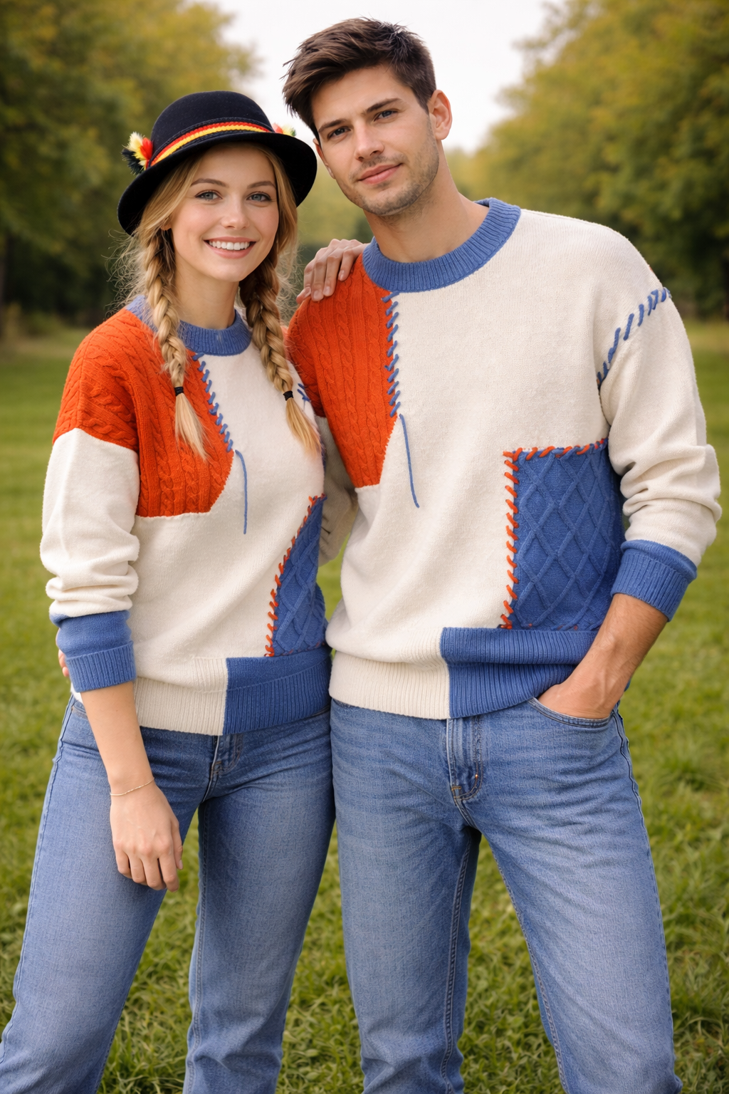 Patchwork Pullover – Modernes Design