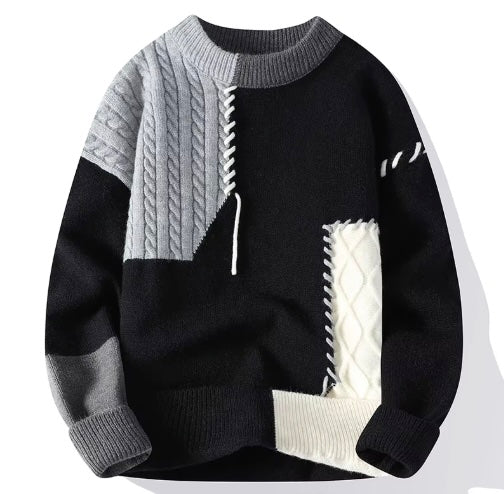 Patchwork Pullover – Modernes Design